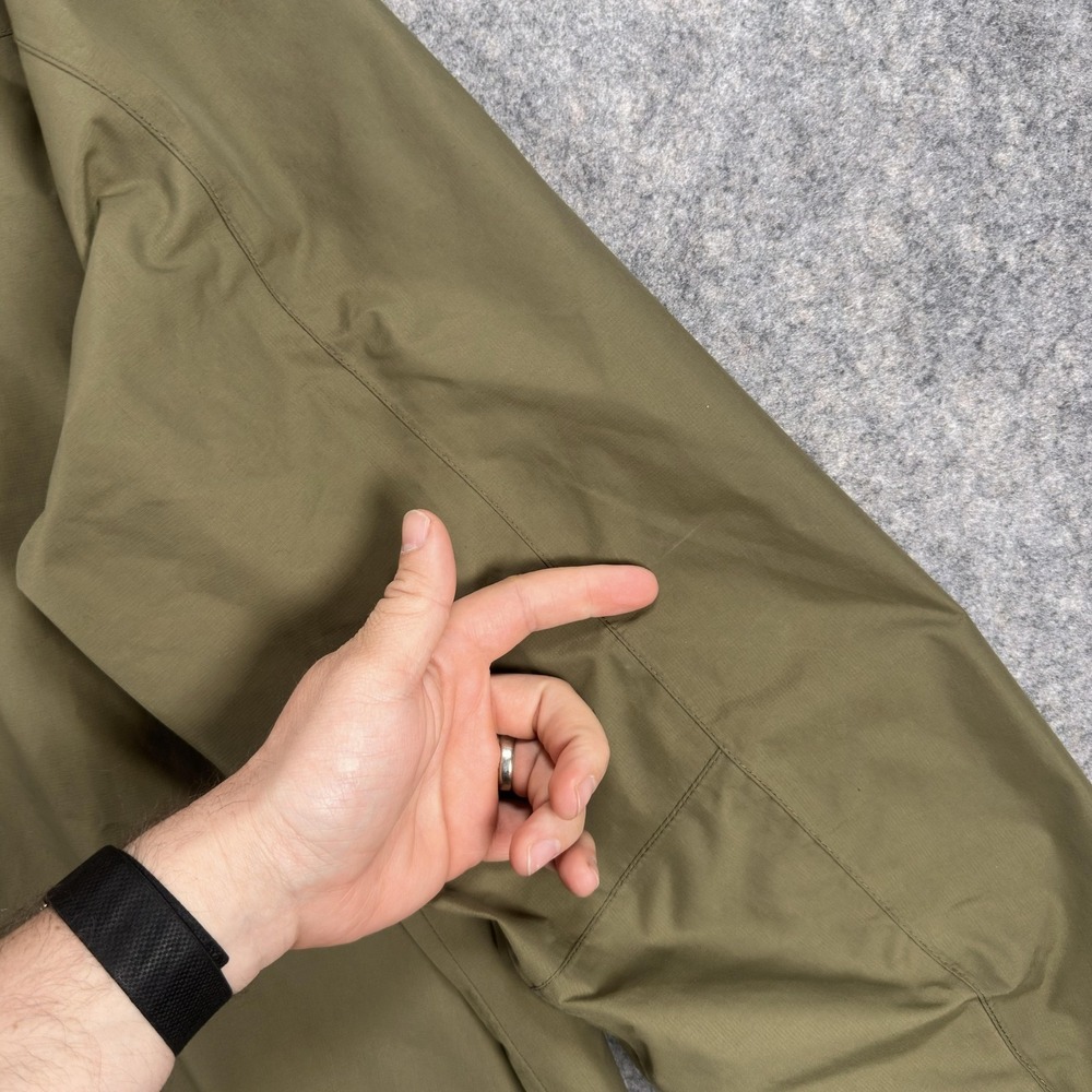 Filson Jacket Mens 2XL Green Hooded Nylon Rain Coat Water Resistant Softshell - Picture 15 of 16